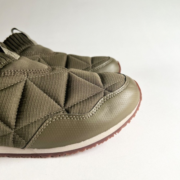 Men’s New Teva Olive Green Canvas Leather Rubber Outsole Sneakers Mules Size 10 - Picture 13 of 14